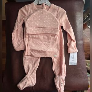 New Carter's Pink Polka Dot Baby 3pc Outfit
